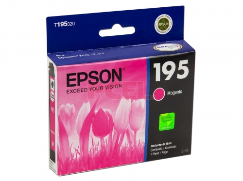 EPSON Durabrite Ultra Ink 195 Magenta Ink Cartridge
