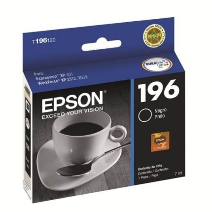 EPSON Durabrite Ultra Ink 196 Black Ink Cartridge