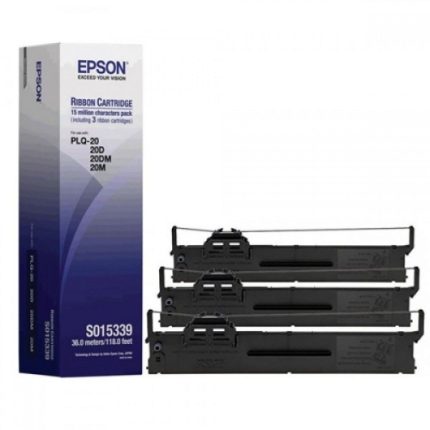 EPSON CINTA NEGRA 3-PACK PARA PLQ20/22, PLQ50