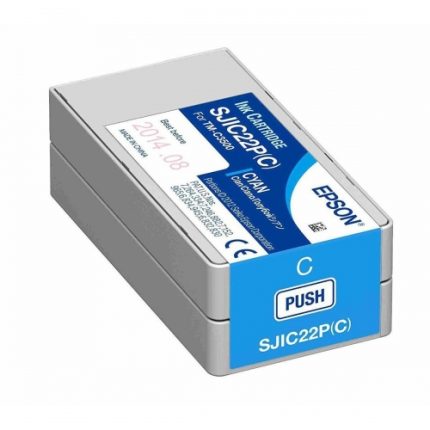 EPSON CARTUCHO DE TINTA CIAN SJIC22P PARA C3500