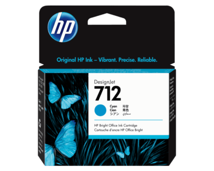 HP 712 29-ML CYAN INK DESIGNJET CARTRIDGE