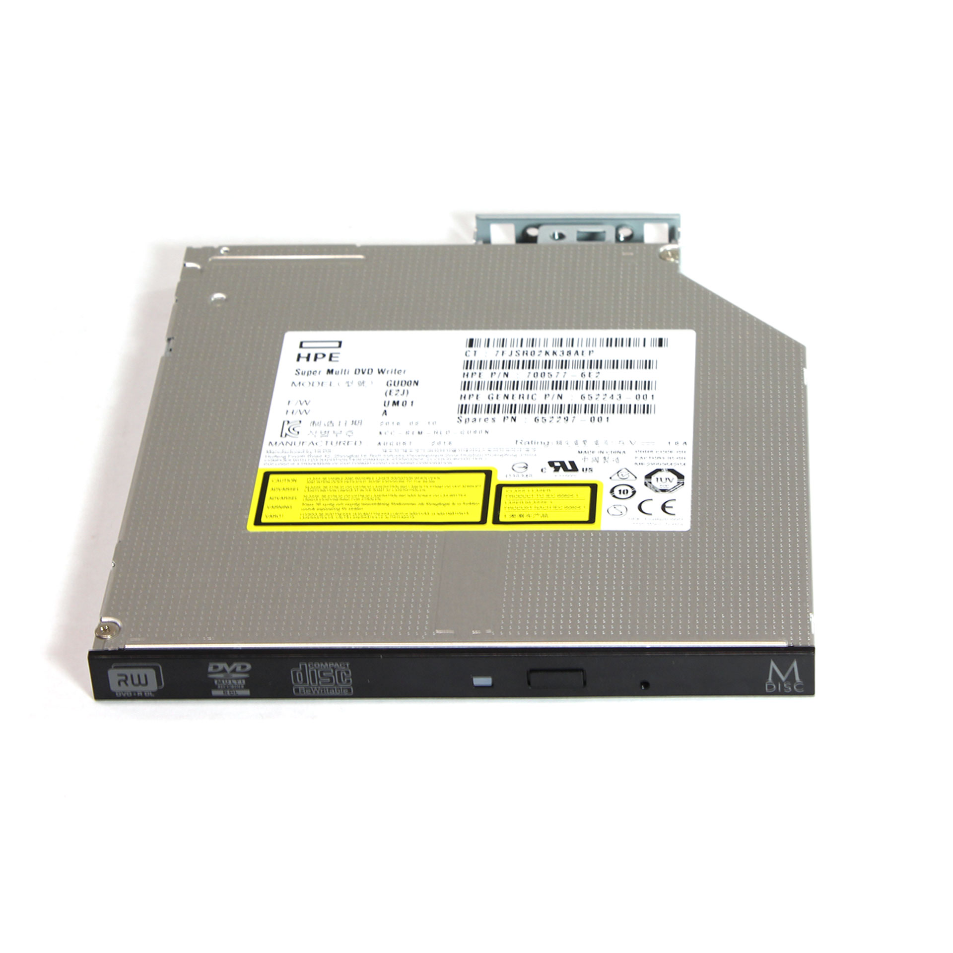 HPE 9.5mm SATA DVD-RW Optical Drive