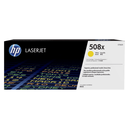 HP 508X High Yield Yellow Original LaserJet Toner Cartridge
