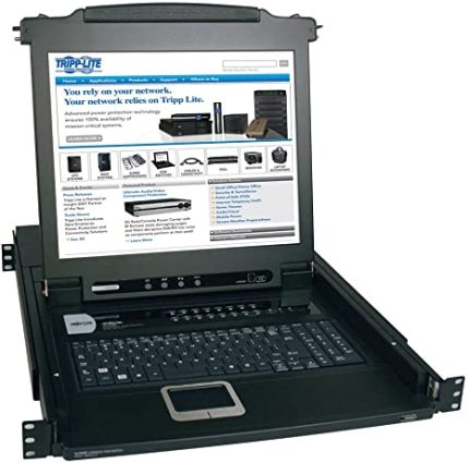 NetDirector 16-Port 1U Rack-Mount Console KVM Switch with 17-in. LCD