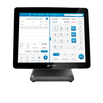 All-In-One POS System,  Intel J1900,  4GB RAM, 120GB SSD, Capacitive, Windows 10 IOT Enterprise Entry