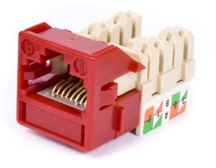 Commscope Jack Cat6 Rojo CC0020909/1
