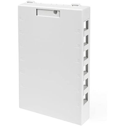 LEVITON SURFACE MONT BOX 6PORT WHITE