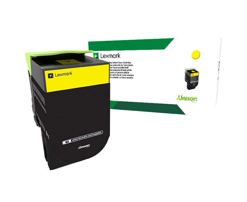 Lexmark 3K Yellow High Yield Return Program Toner Cartridge