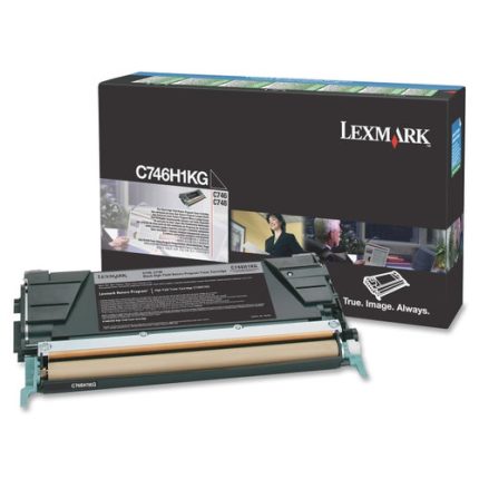 Lexmark 12K Black High Yield Return Program Toner Cartridge