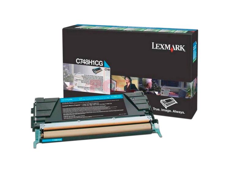 LEXMARK 10K Cyan High Yield Return Program Toner Cartridge