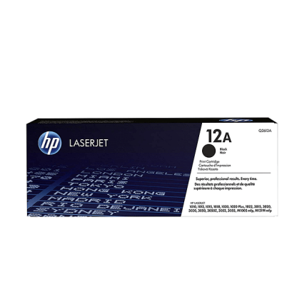 HP 12A Black Original LaserJet Toner Cartridge