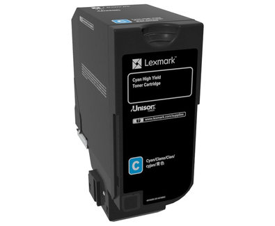 Lexmark 16K Cyan High Yield Return Program Toner Cartridge