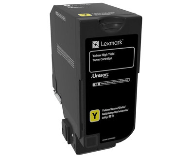 Lexmark 16K Yellow High Yield Return Program Toner Cartridge