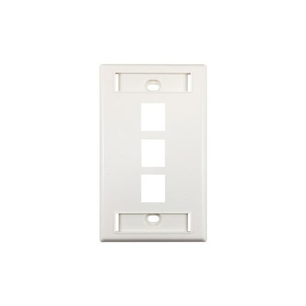 Faceplate 3 port