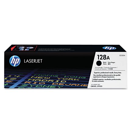 HP 128A Black Original LaserJet Toner Cartridge