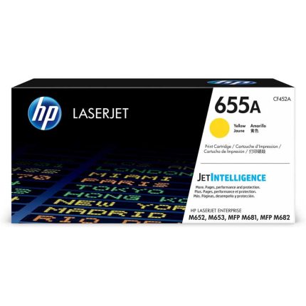 HP 655A Yellow LaserJet Toner Cartridge