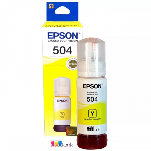 EPSON Botella de Tinta Amarillo T504