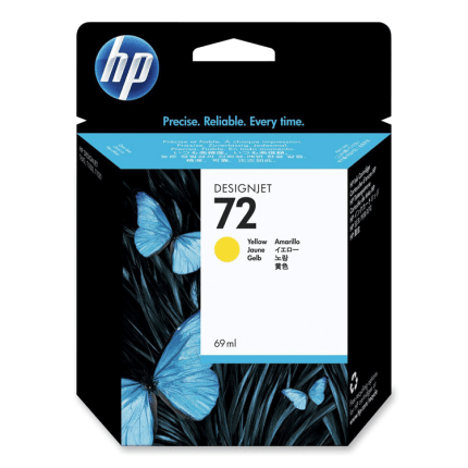 HP 72 69ml Yellow Ink Cartridge