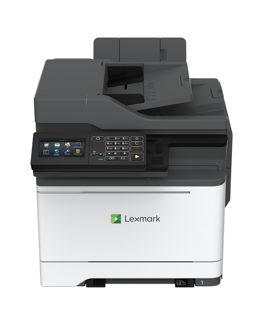 LEXMARK CX522ADE, 35/33 PPM 2GB 1.2 GHZ 4.3" COLOR TOUCH SCREEN AND NUMPAD DC 85K