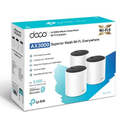 Sistema Wi-Fi 6 Mesh AI Doble Deco X55 Banda AX3000 (2 pack)