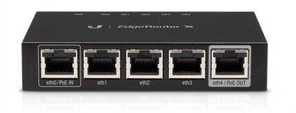 Ubiquiti ER-X EdgeRouter X SFP, enrutador Gigabit de 5 puertos con soporte para 24V PoE
