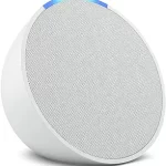 Amazon Echo Pop | Parlante inteligente y compacto con sonido definido y Alexa | Blanco