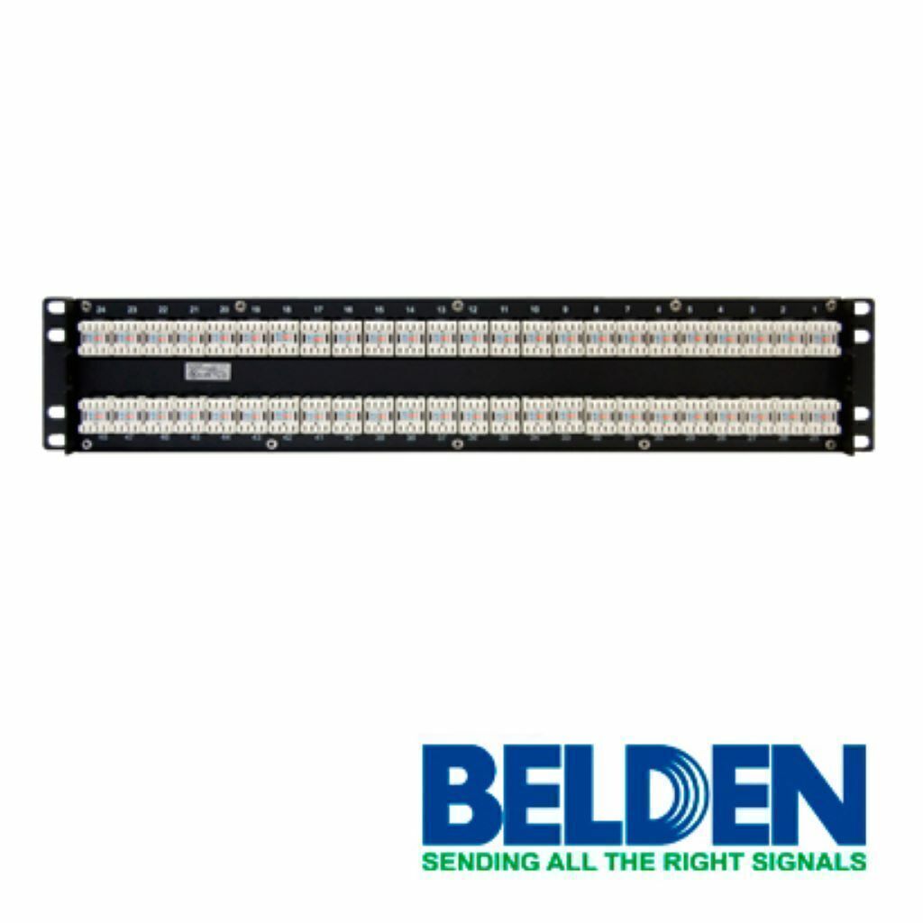 PATCH PANEL CAT6, 48 PORT, 2U