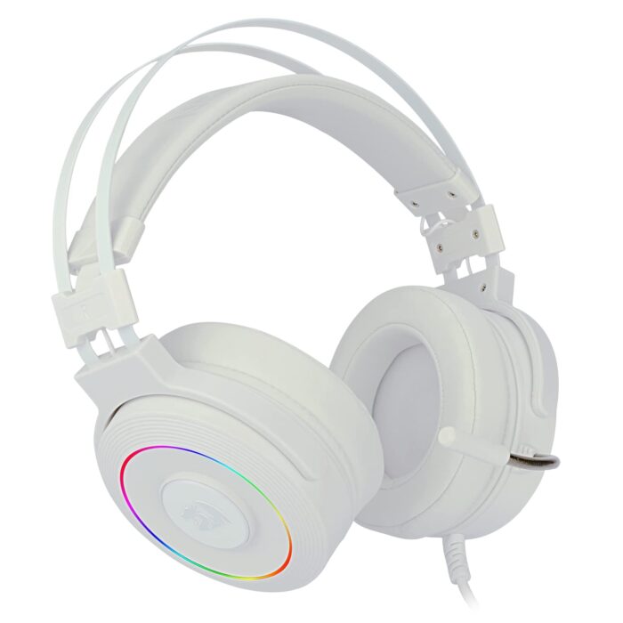 REDRAGON LAMIA 2 - AUDIFONOS GAMING, RGB, USB, BLANCO