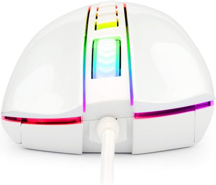 REDRAGON COBRA - MOUSE GAMING, RGB, BLANCO