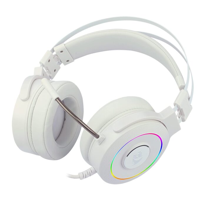 REDRAGON LAMIA 2 - AUDIFONOS GAMING, RGB, USB, BLANCO