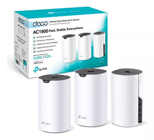 TP-LINK Deco S7 V1.6 - Sistema Wi-Fi (3 enrutadores) - malla