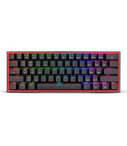 REDRAGON FIZZ PRO - TECLADO GAMING INALAMBRICO, RGB, ESP, NEGRO